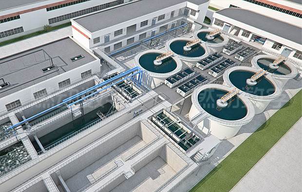 環保廢污水處理工藝流程三維動畫仿真演示 環保廢污水處理工藝流程三維動畫仿真演示